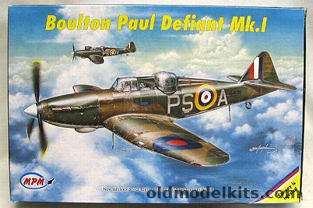MPM 1/72 TWO Boulton Paul Defiant Mk.I, 72513 plastic model kit